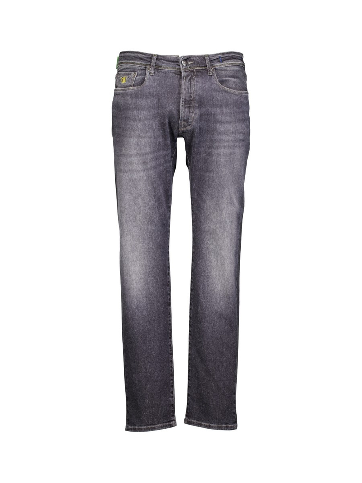 Donkergrijze regular fit jeans Atelier Noterman