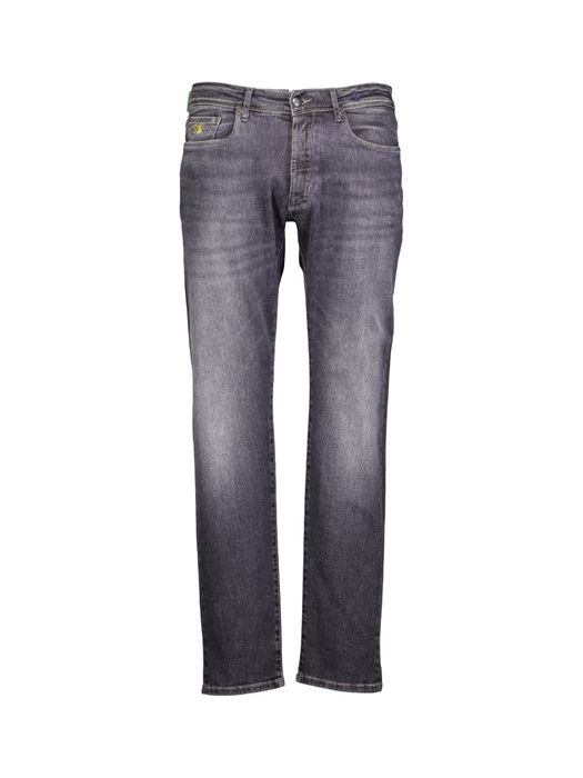 Donkergrijze regular fit jeans Atelier Noterman