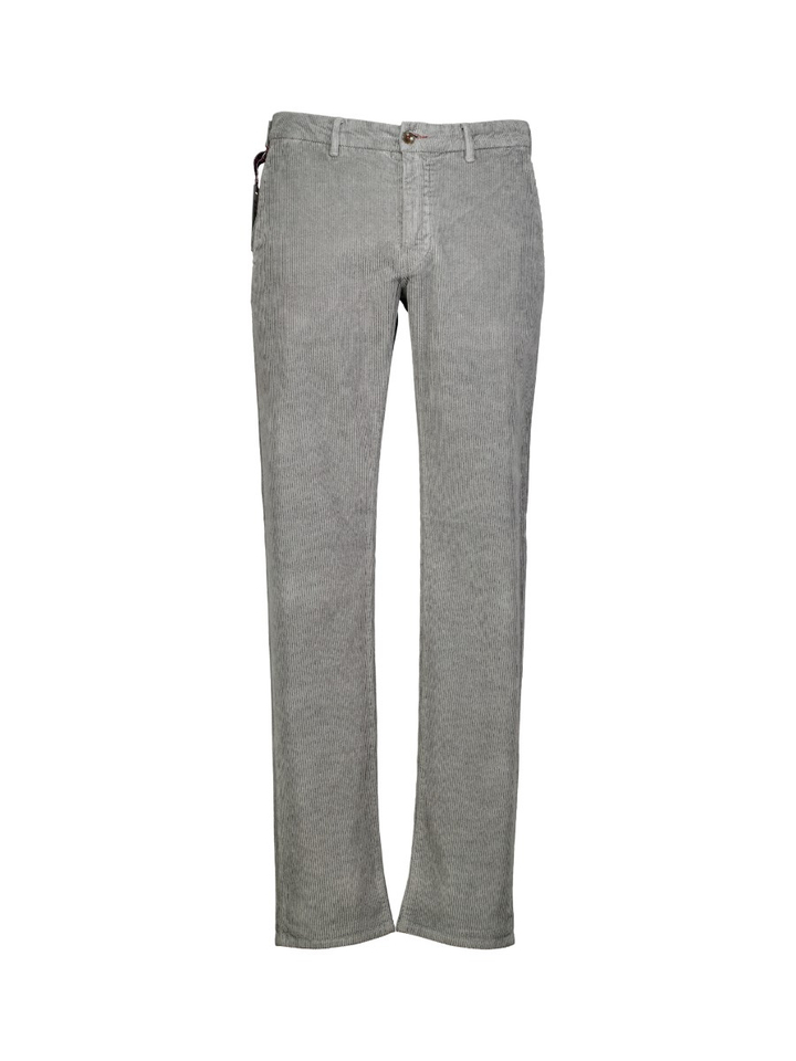 Grijze ribfluwelen broek Atelier Noterman 