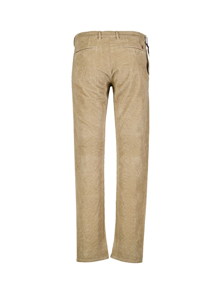 Beige ribfluwelen broek Atelier Noterman