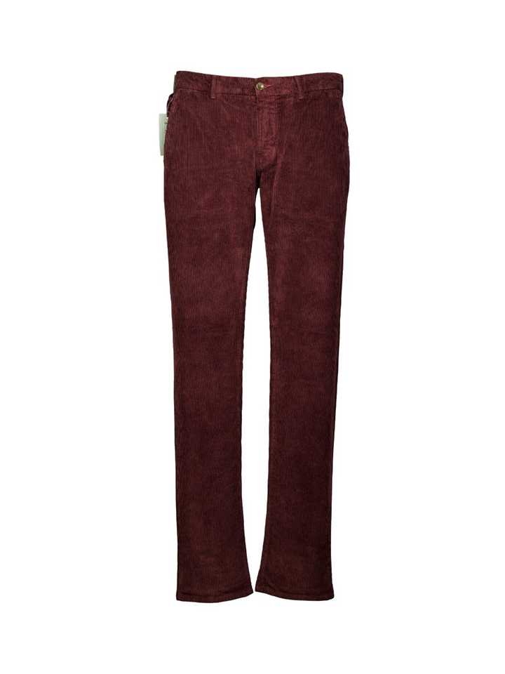 Bordeaux ribfluwelen broek Atelier Noterman