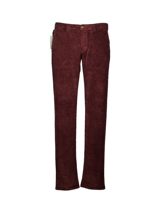 Bordeaux ribfluwelen broek Atelier Noterman