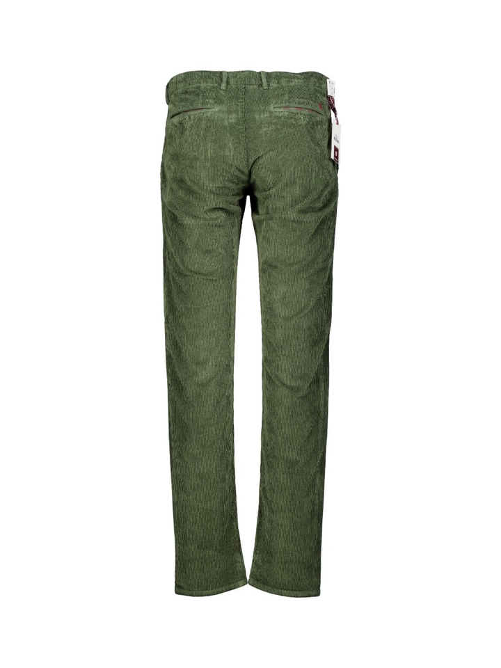 Groene ribfluwelen broek Atelier Noterman