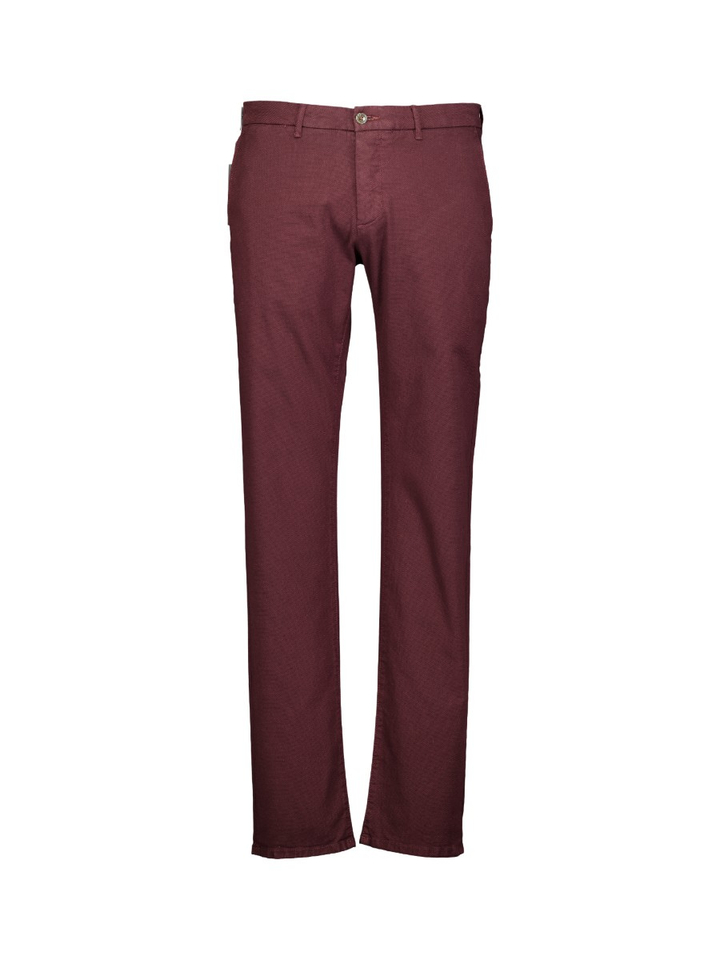 Bordeaux katoenen lange broek Atelier Noterman 