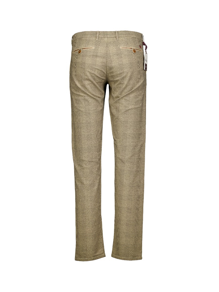 Beige geruite broek Atelier Noterman