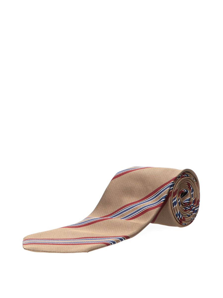 Beige stropdas met strepen Blick 