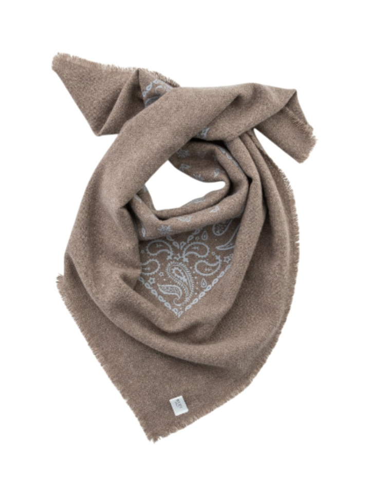 Beige wollen sjaal Blui