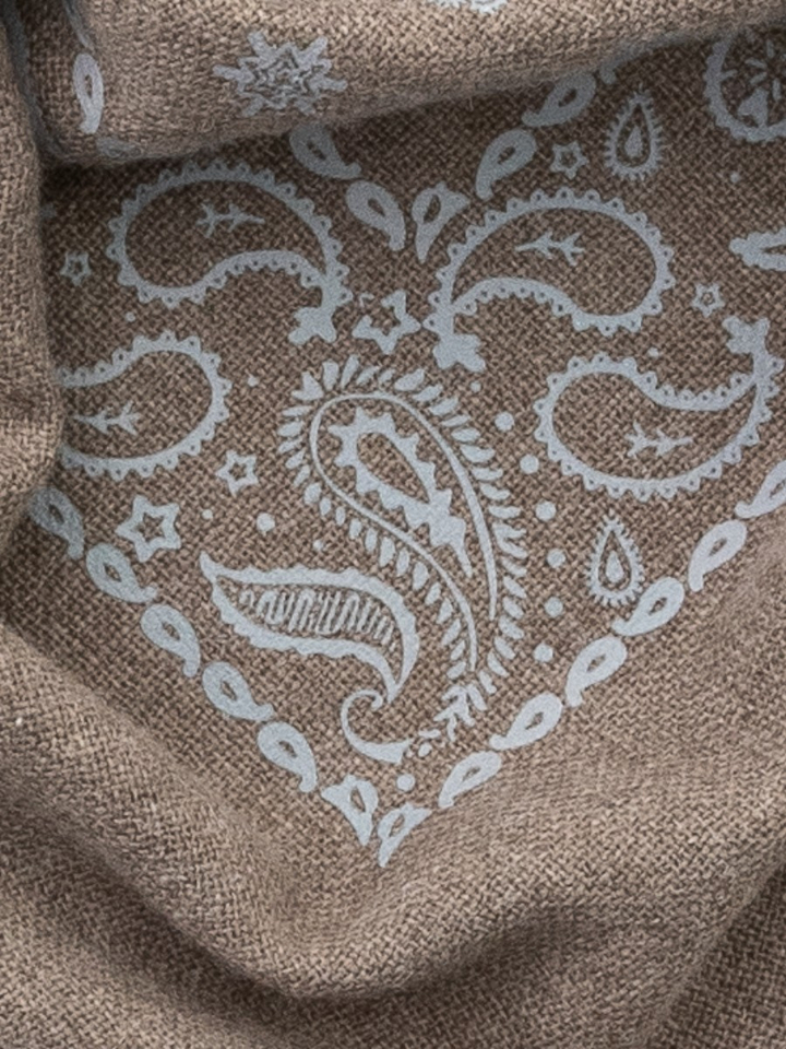 Beige wollen sjaal Blui