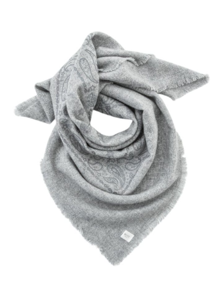 Grijze wollen sjaal Blui