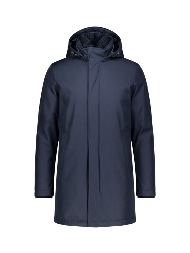 Blauwe winterjas Herno