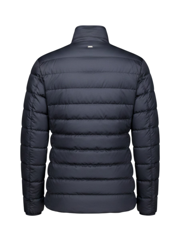 Blauwe winterjas met afneembare binnenkant Herno