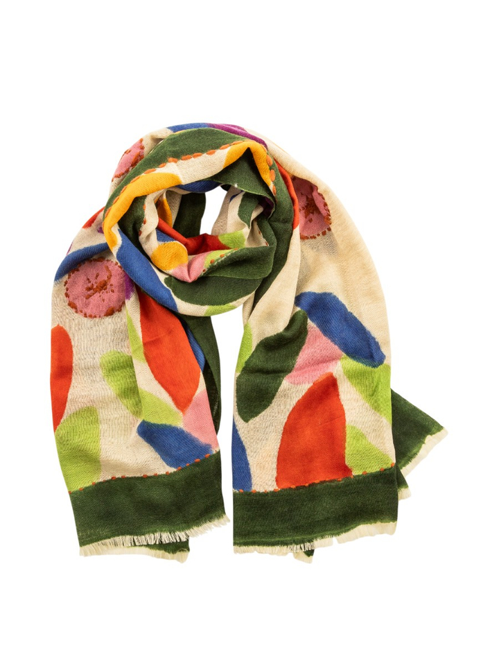 Bright sjaal in Merino wol Pleiaden Bo'Vie