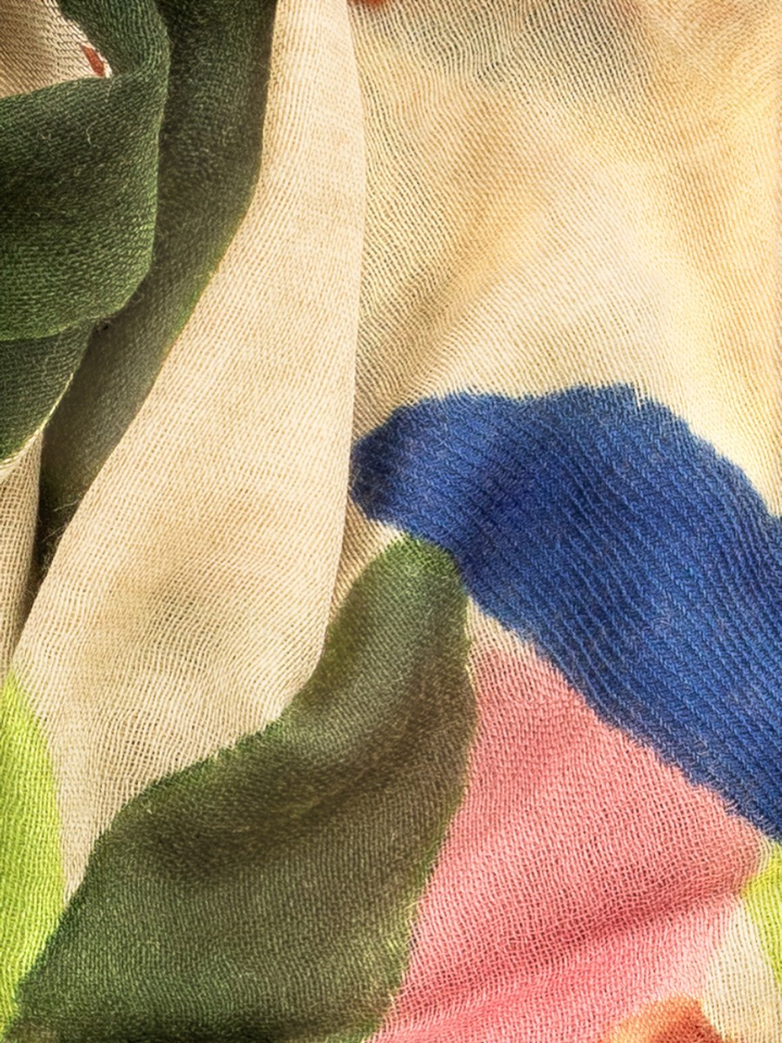 Bright sjaal in Merino wol Pleiaden Bo'Vie