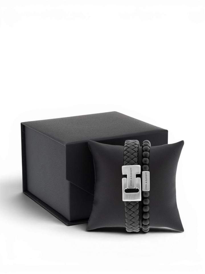 Gift set duo zwart Steel And Barnett