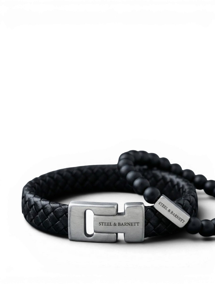 Gift set duo zwart Steel And Barnett