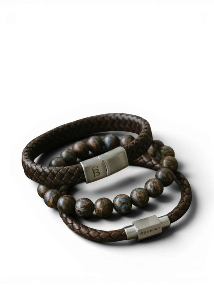Gift Set Triple brown Steel And Barnett 