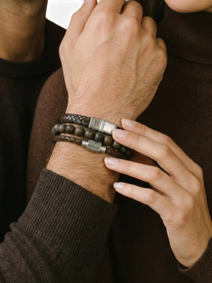 Gift Set Triple brown Steel And Barnett 