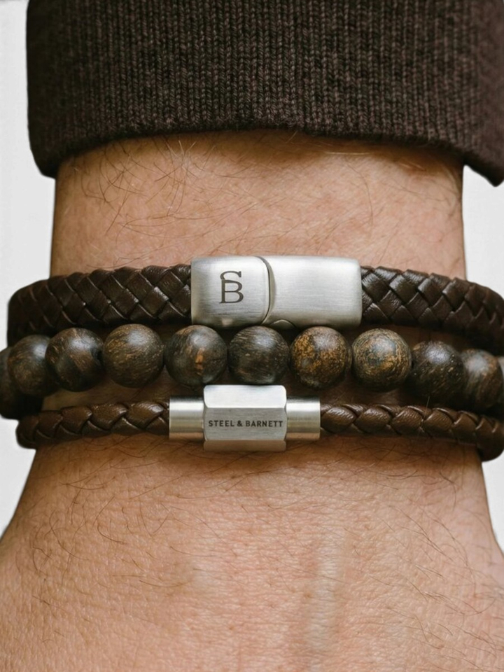 Gift Set Triple brown Steel And Barnett 