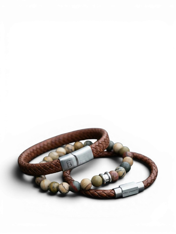 Gift Set Triple cognac Steel And Barnett 