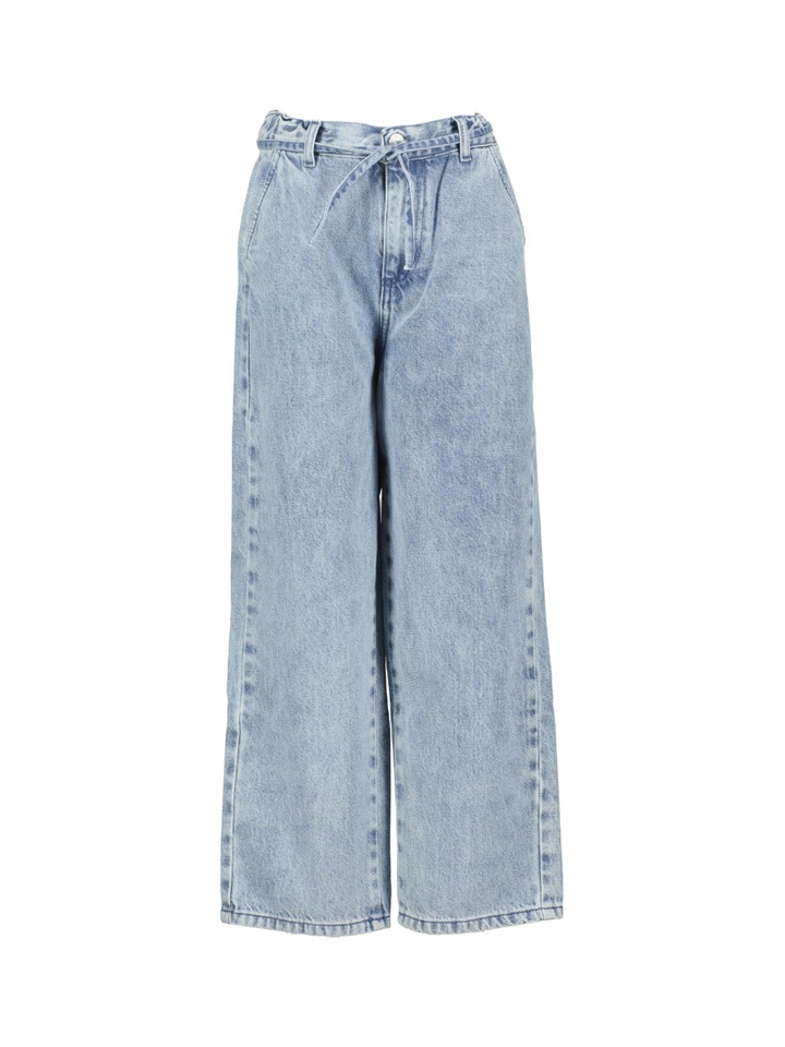 Blauwe jeans met bijpassende denim ceinture The New Society