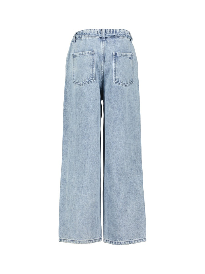 Blauwe jeans met bijpassende denim ceinture The New Society