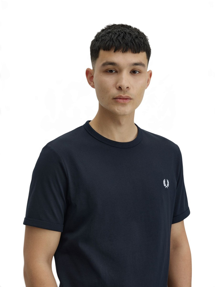 Blauwe t-shirt Fred Perry