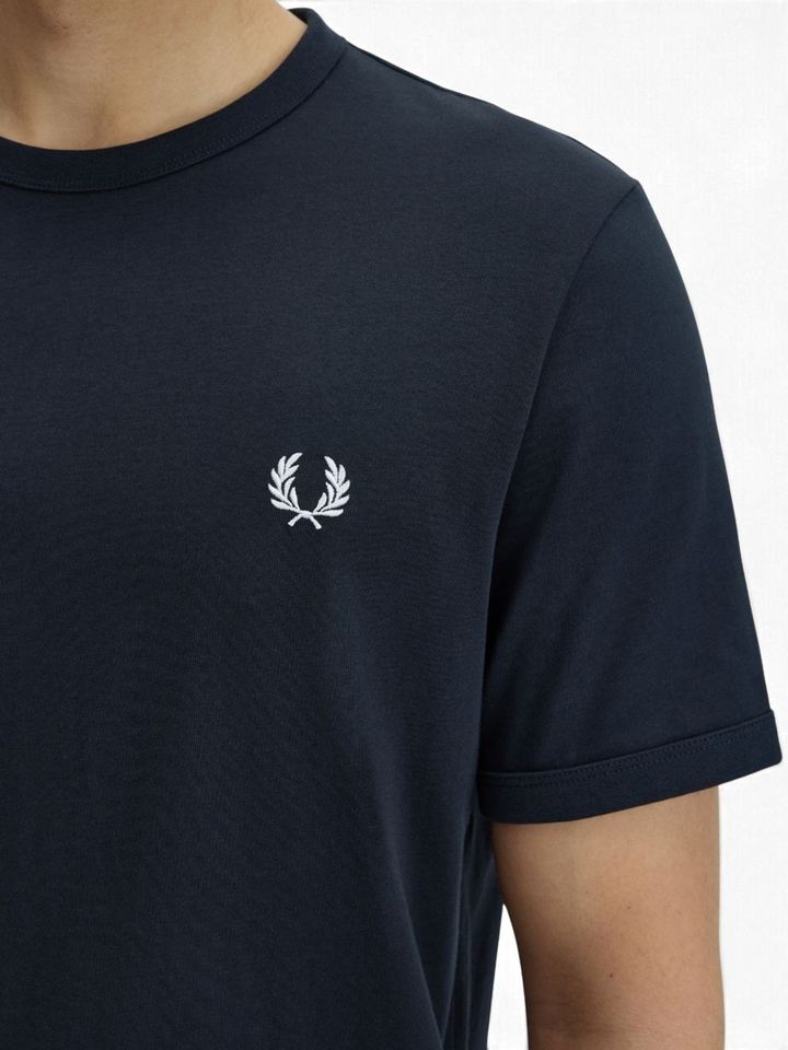 Blauwe t-shirt Fred Perry