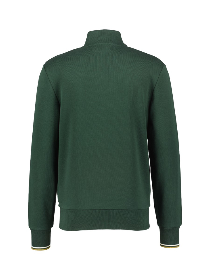Groene sweatshirt met rits Fred Perry