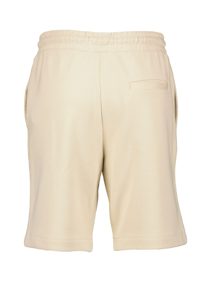 Beige katoenen short met zakken en elastische taille Lyle&Scott