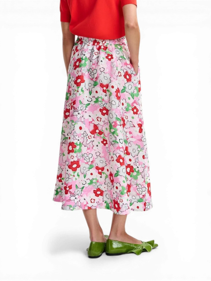 Multicolor rok met bloemenprint Julianne Essentiel