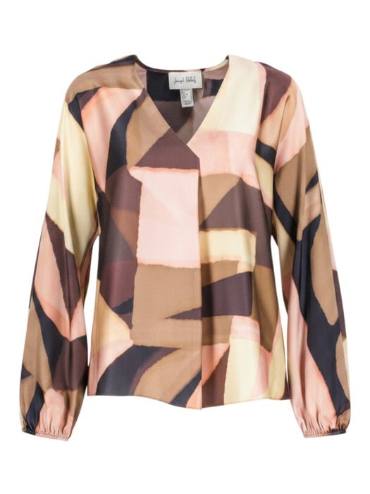 Multi-color geklede blouse Joseph Ribkoff