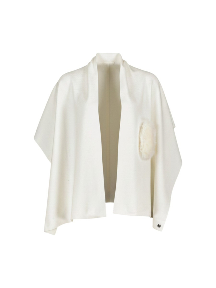 Ecru poncho Joseph Ribkoff