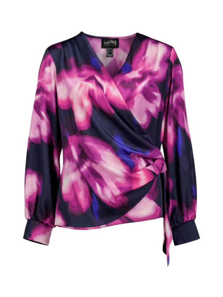 Roze multi-color blouse Joseph Ribkoff