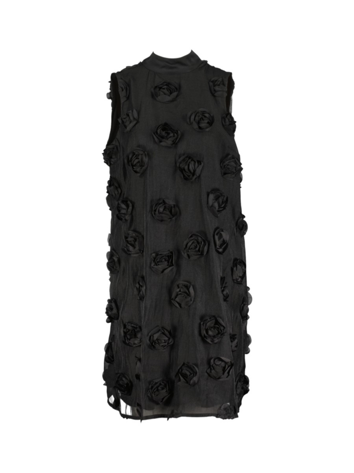 Zwarte jurk met bloemen Joseph Ribkoff
