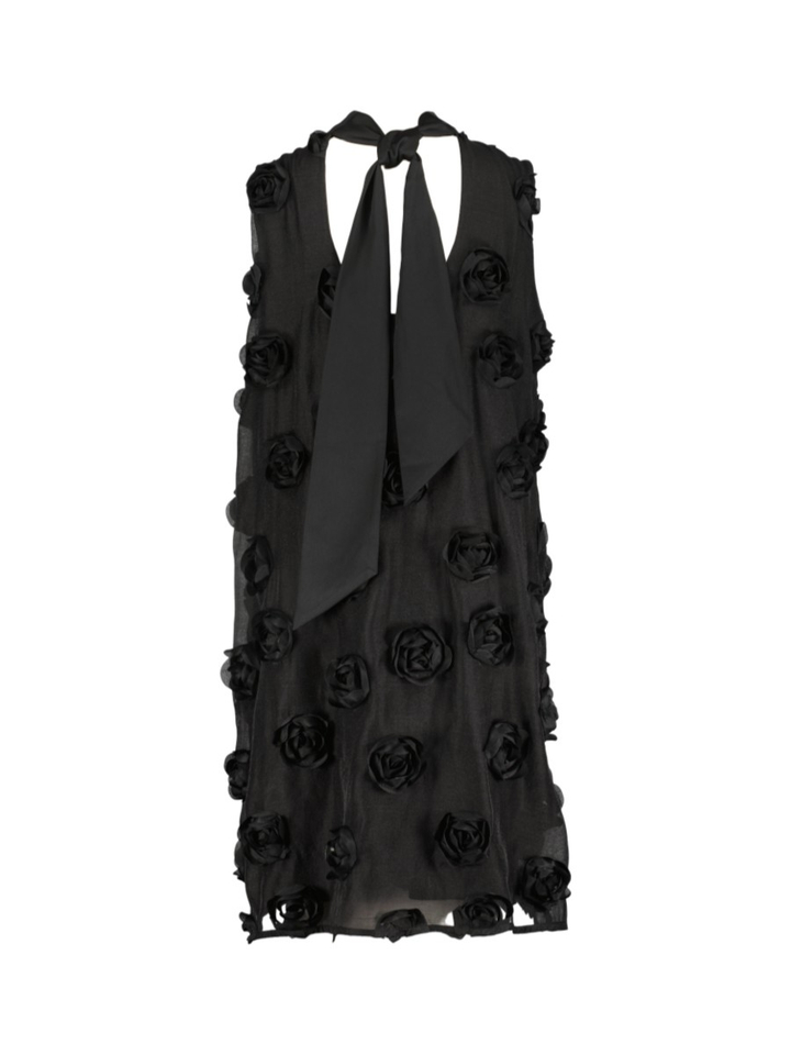 Zwarte jurk met bloemen Joseph Ribkoff