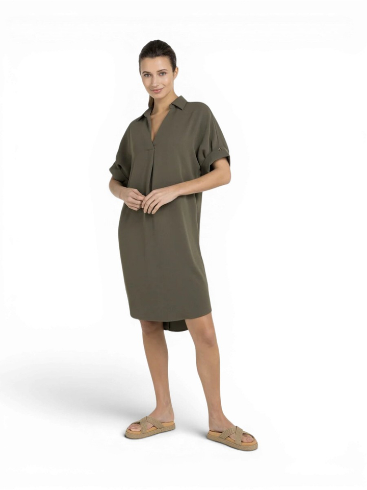 Kaki groene jurk Yaya 
