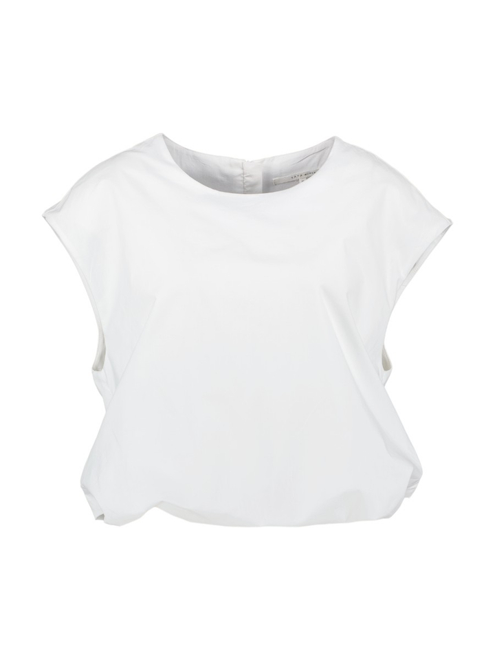 Witte top in ballon model Yaya 