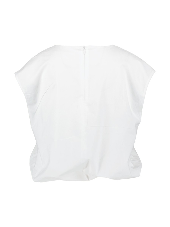 Witte top in ballon model Yaya 