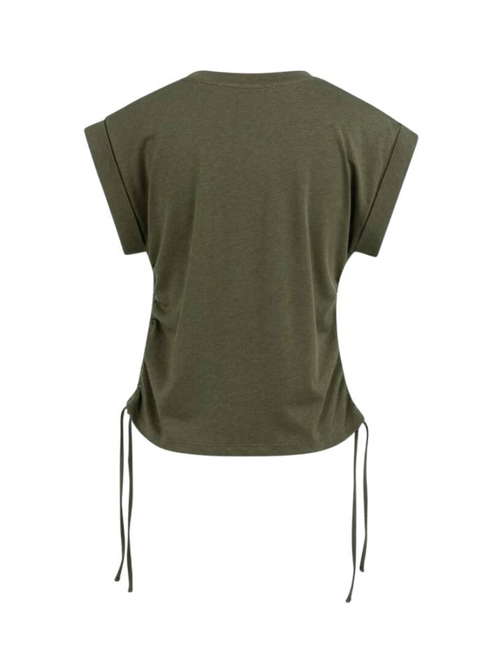 Kaki T-shirt met strop Yaya 