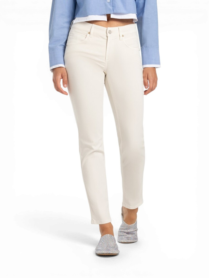 Beige aangename cropped broek Piper Cropped