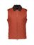 Roestkleurige bodywarmer met ribfluwelen kraag Faconnable 