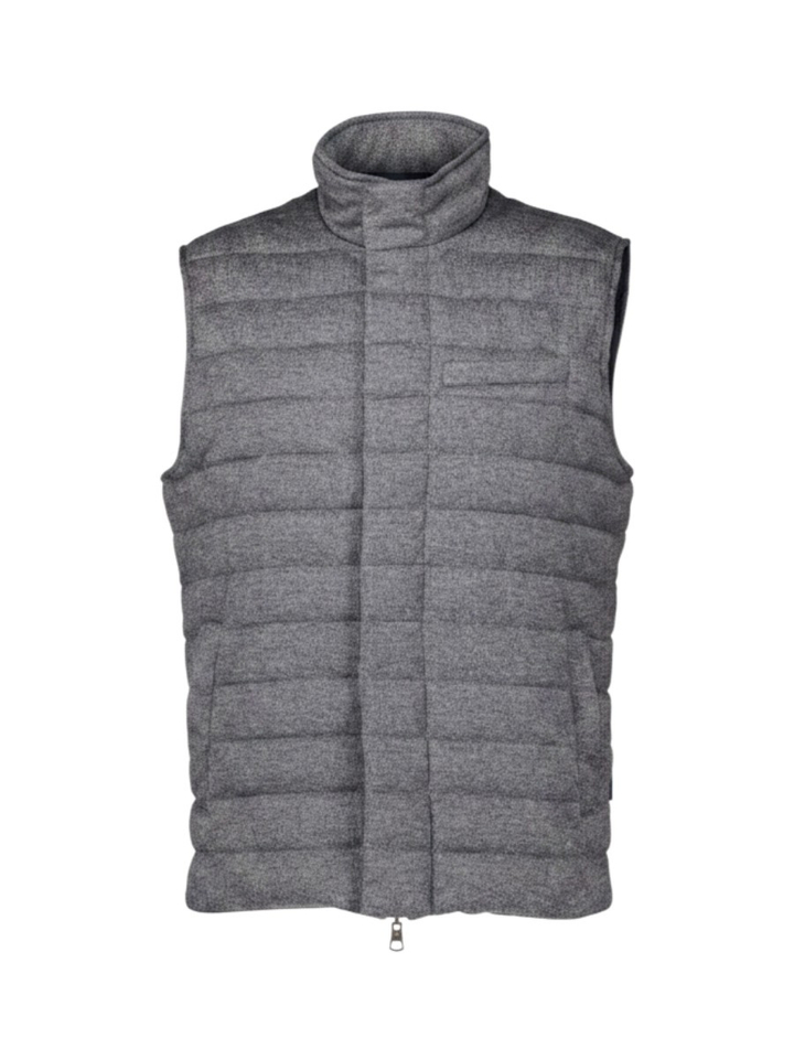 Blauwe omkeerbare bodywarmer Faconnable