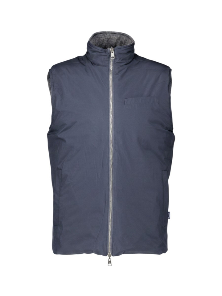 Blauwe omkeerbare bodywarmer Faconnable