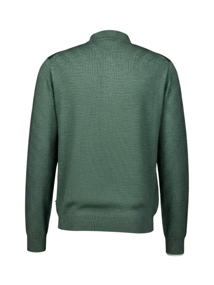 Groene polo met lange mouwen Faconnable