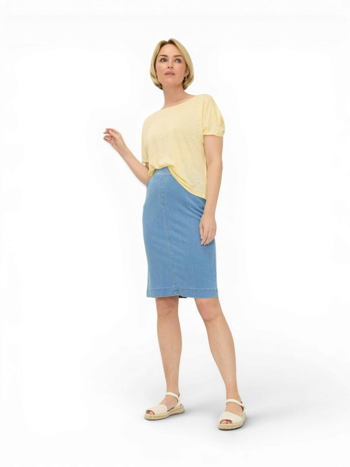 Blauwe rok met elastiek Pamina Raphaela 