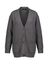 Donkergrijze wollen cardigan met zakken vooraan Camilla Withblack 