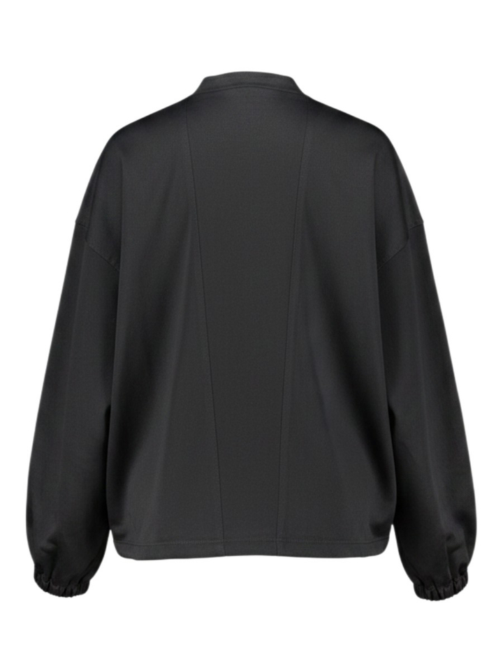 Zwarte korte jas met zakken Madison Withblack