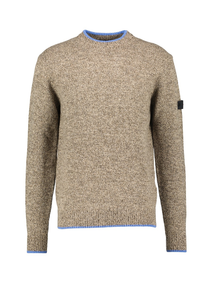 Bruine casual trui met detail Peuterey