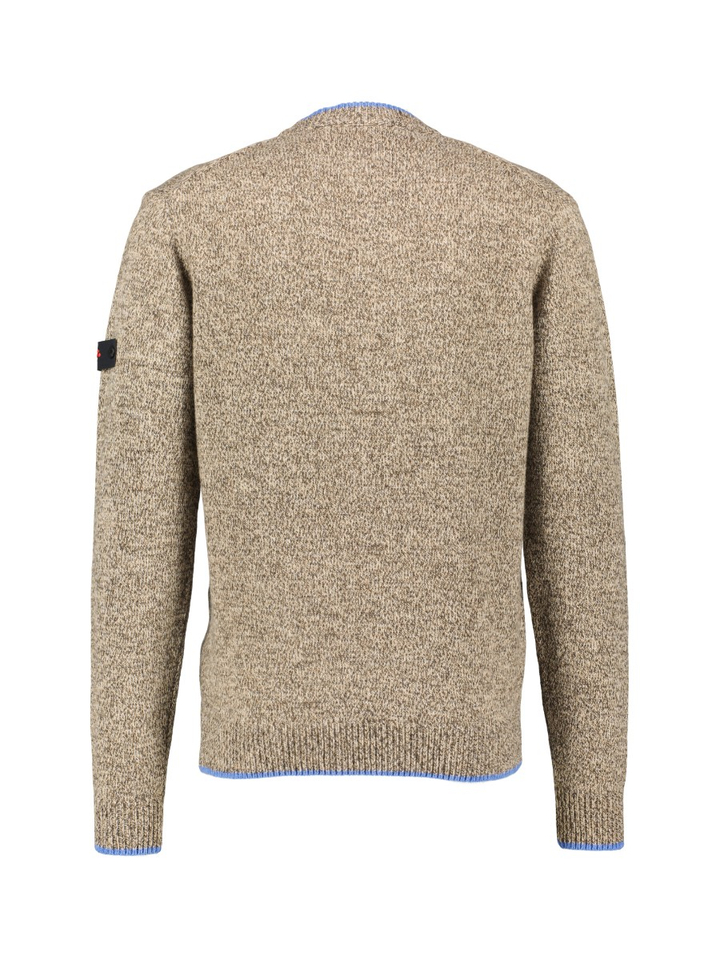 Bruine casual trui met detail Peuterey