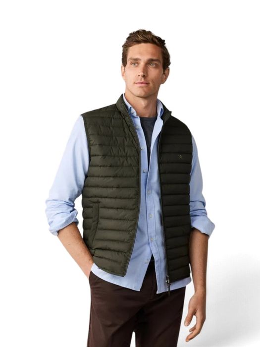 Kakigroene bodywarmer Hackett